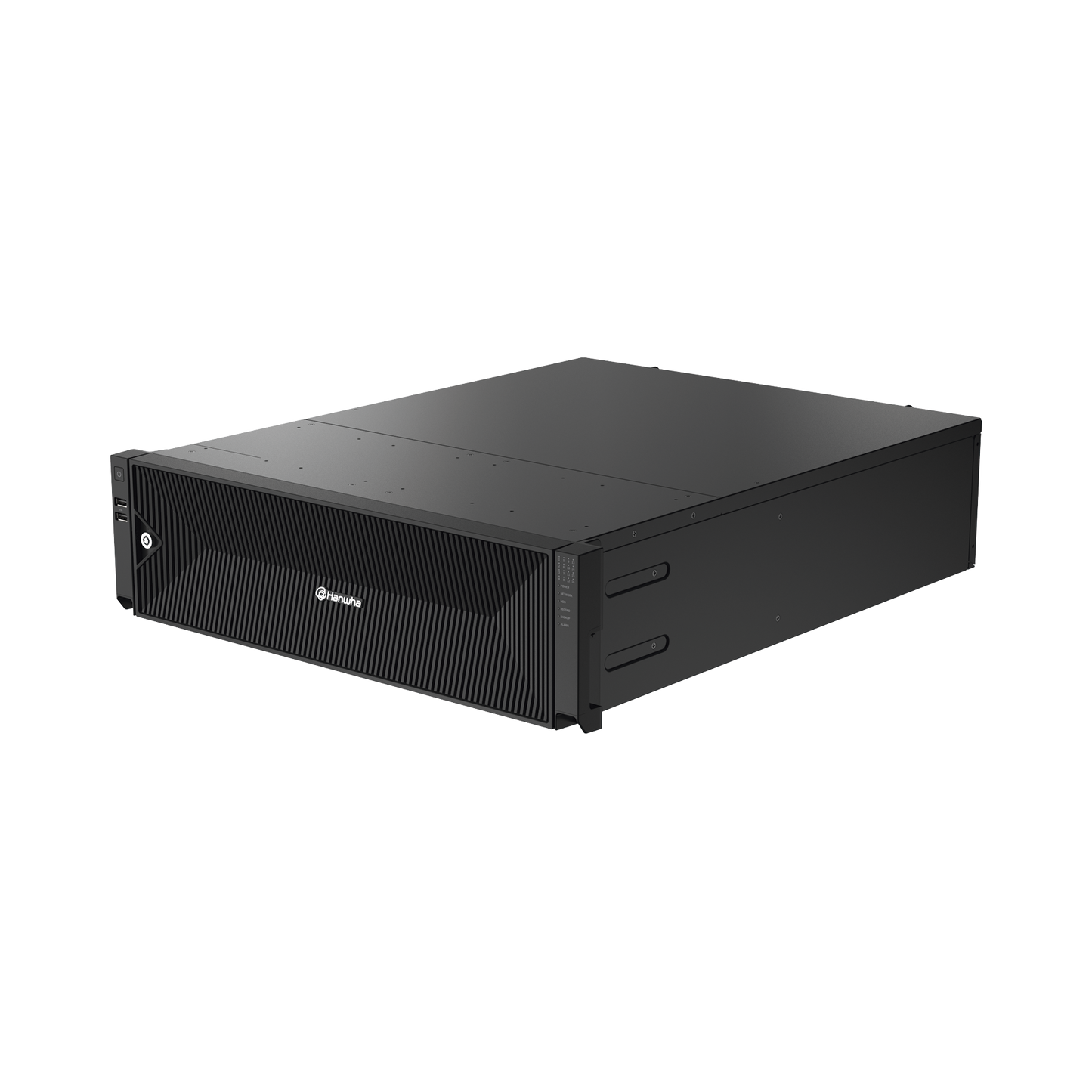 NVR de 64 canales / Soporta grabación hasta 32 MP / H.265 & Wisestream / Procesamiento 400 Mbps / 3 Puertos de Red / Raid 5-6 / 40TB incluidos