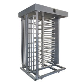 XT-100-CS - Torniquete Sencillo / Cuerpo Completo / Interior/Exterior / 100% Acero con Pintura Gris / EJE CENTRAL de Acero Inoxidable /Acabado de Lujo / Alto Tráfico
