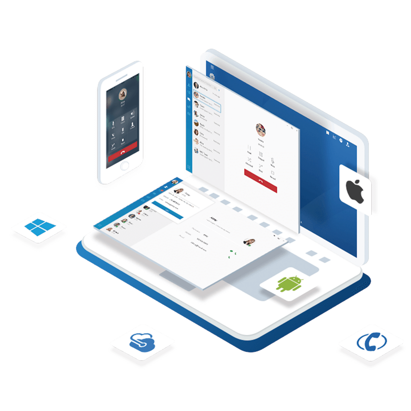 YEACLOUD10EXT - Conmutador en nube Yeastar 10 extensiones Enterprise anuales, 10 llamadas simultáneas 500 min. de grabación en nube