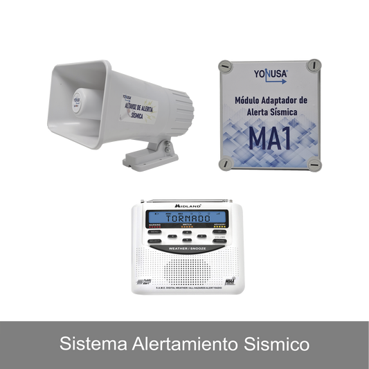YKIT-SISMICO KIT de Alertamiento SISMICO con Audio Oficial SASMEX
