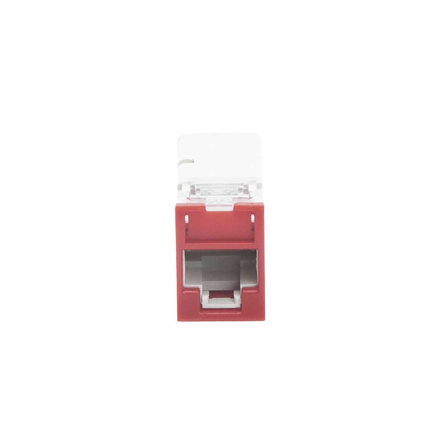 Z6-03 - Jack Z-Max UTP Categor�a 6, Montaje H�brido en Placa de Pared (Plano y Angulado), Color Rojo