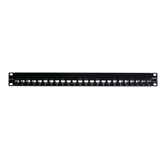 Z6-PNL-24K - Patch Panel UTP Z-MAX de 24 Puertos, Precargado con Jacks Categor�a 6, Plano, 1UR