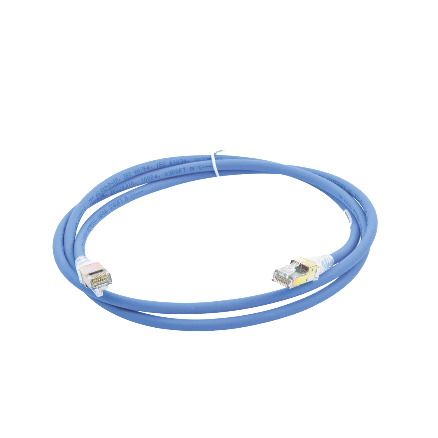 ZM6A-05-06B - Patch Cord Z-MAX Cat6A UTP, CM, 1.52 Metros (5 Pies), Color Azul, Versi�n Bulk (Sin Empaque Individual)