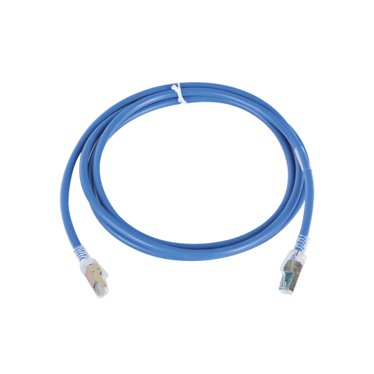 ZM6A-07-06B - Patch Cord Z-MAX Cat6A UTP, CM, 2.13 Metros (7 Pies), Color Azul, Versi�n Bulk (Sin Empaque Individual)