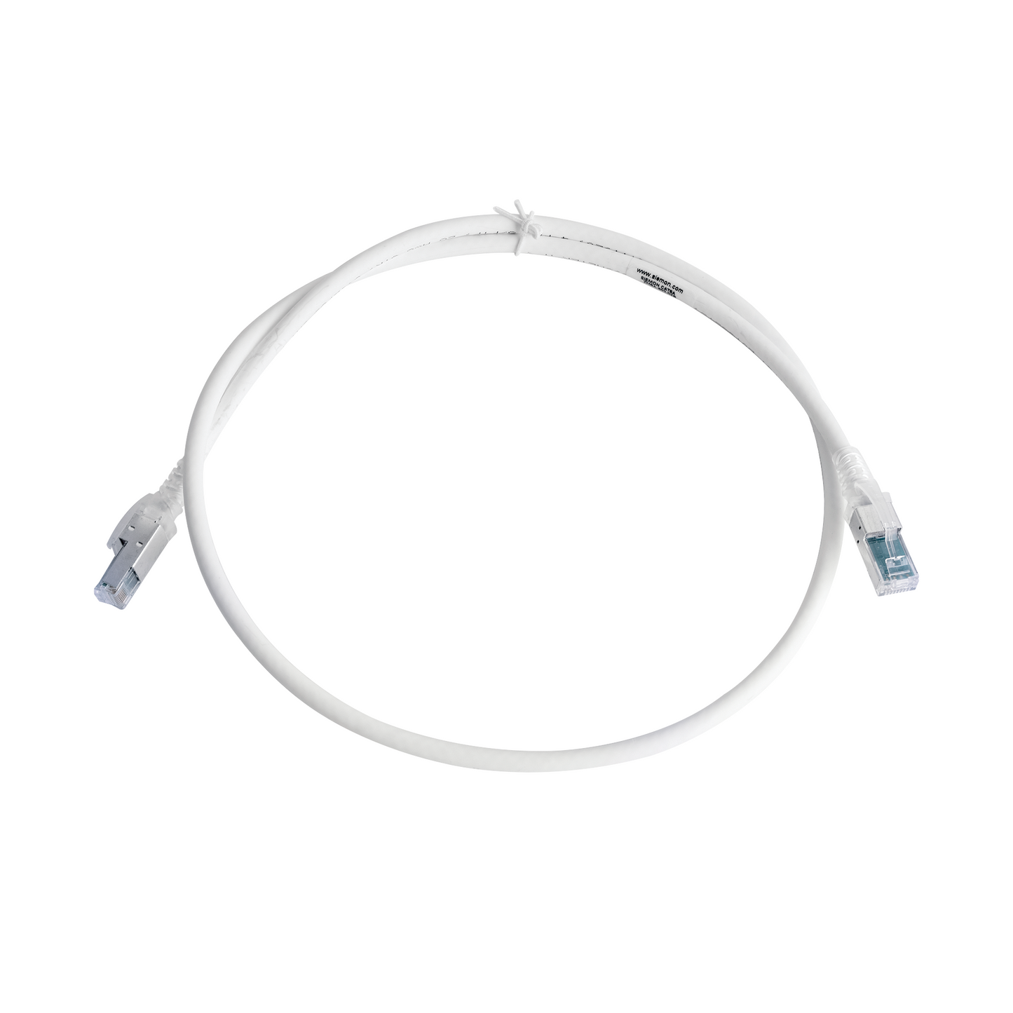 ZM6A-S03-02 - Patch Cord Z-MAX Cat6A S/FTP, CM/LS0H, 0.91 Metros (3 Pies), Color Blanco