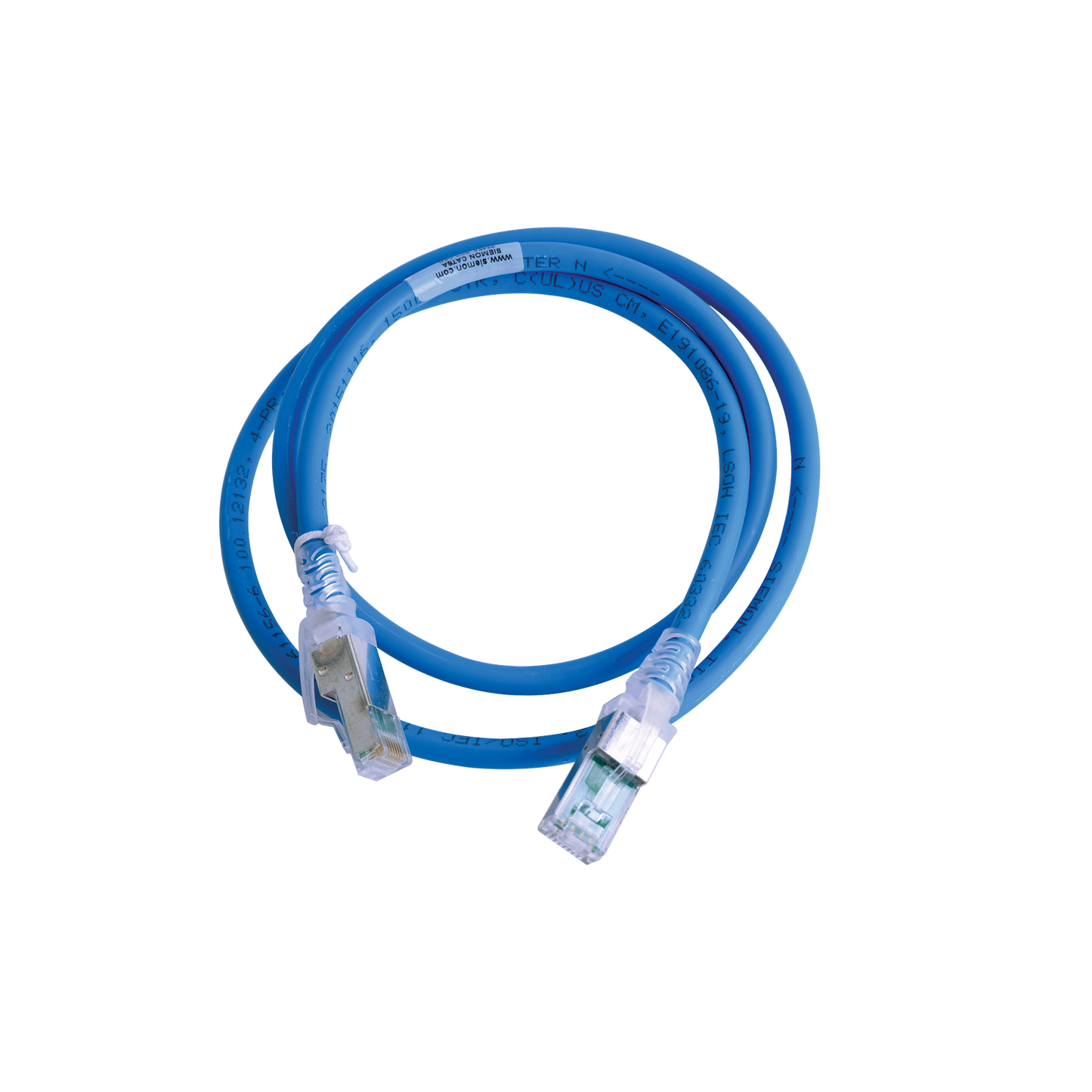 ZM6A-S03-06B - Patch Cord Z-MAX Cat6A S/FTP, CM/LS0H, 0.91 Metros (3 Pies), Color Azul, Versi�n Bulk (Sin Empaque Individual)