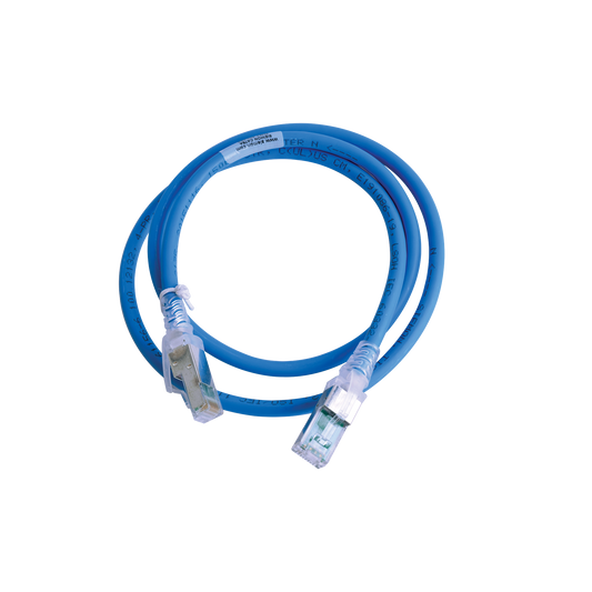 ZM6A-S03-06B - Patch Cord Z-MAX Cat6A S/FTP, CM/LS0H, 0.91 Metros (3 Pies), Color Azul, Versi�n Bulk (Sin Empaque Individual)
