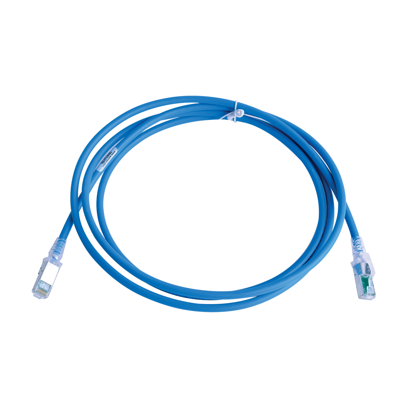 ZM6A-S07-06B - Patch Cord Z-MAX Cat6A S/FTP, CM/LS0H, 2.13 Metros (7 Pies), Color Azul, Versi�n Bulk (Sin Empaque Individual)