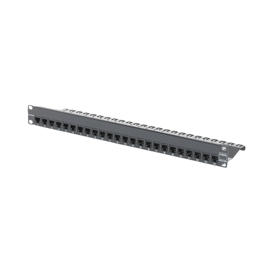 ZS-PNL-24E - Patch Panel Z-Max, Blindado, de 24 Puertos, Modular (Vac�o), Plano, 1UR