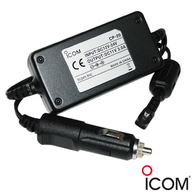 CP-20 - Adaptador vehícular con conexión a entrada de encendedor, para cargar radios IC-A6/ IC-A24, IC-A25