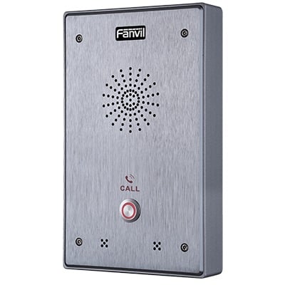 I12-N-01P Intercomunicador IP, 2 líneas SIP, 2 relevadores con botón para llamada, anti-vandálico, IP65 e IK10, PoE