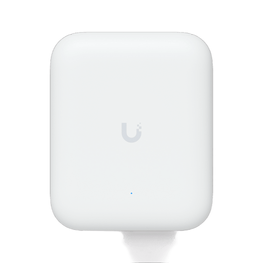 U7OUTDOOR - Access Point UniFi WiFi U7 Outdoor WiFi 7 802.11be doble banda, MU-MIMO 2x2 en cada banda, Puerto 2.5G, antena sectorial integrada 90° en 2.4 y 45° en 5 GHz, conectores para antenas omnidireccionales (incluidas), No incluye inyector POE