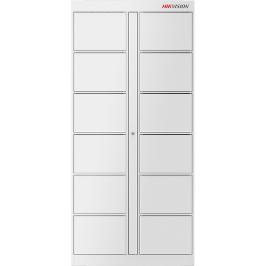 DS-KLB2-12 - Locker Inteligente de Expansión con 12 Espacios / Requiere Locker Maestro / Comunica al Maestro por RS485