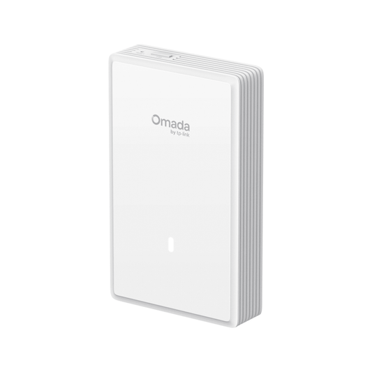 EAP725-WALL - Punto de Acceso Omada / Wi-Fi 7 BE3600 MU-MIMO 2x2 / 1 Puerto Entrada 2.5 Gbps PoE ++ / 1 Puerto 2.5 Gbps PoE pass-through / 2 Puertos 1 Gbps / Mesh Omada / Operaciones Multiencale (MLO) / Configuración por Controlador o Stand-Alone / Par...