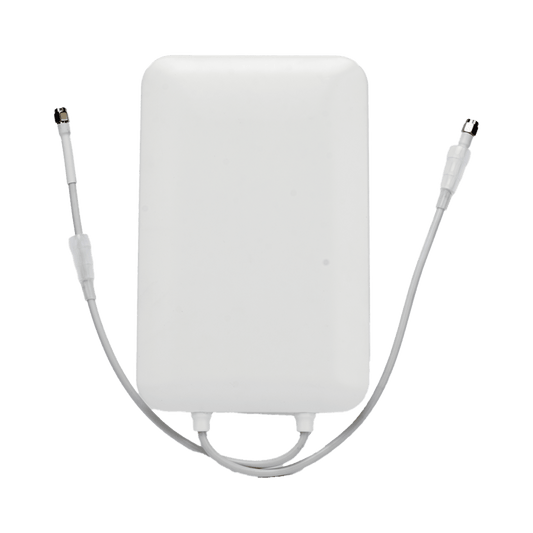 TXP2458S15 - Antena Sectorial Wi-Fi de 90° para Exterior con Montaje / 2.4 y 5 GHz / Ganancia 15 dBi / Conectores RPSMA / Ideal para APs Conectorizados Unifi, Altai, TP-Link y Grandstream.