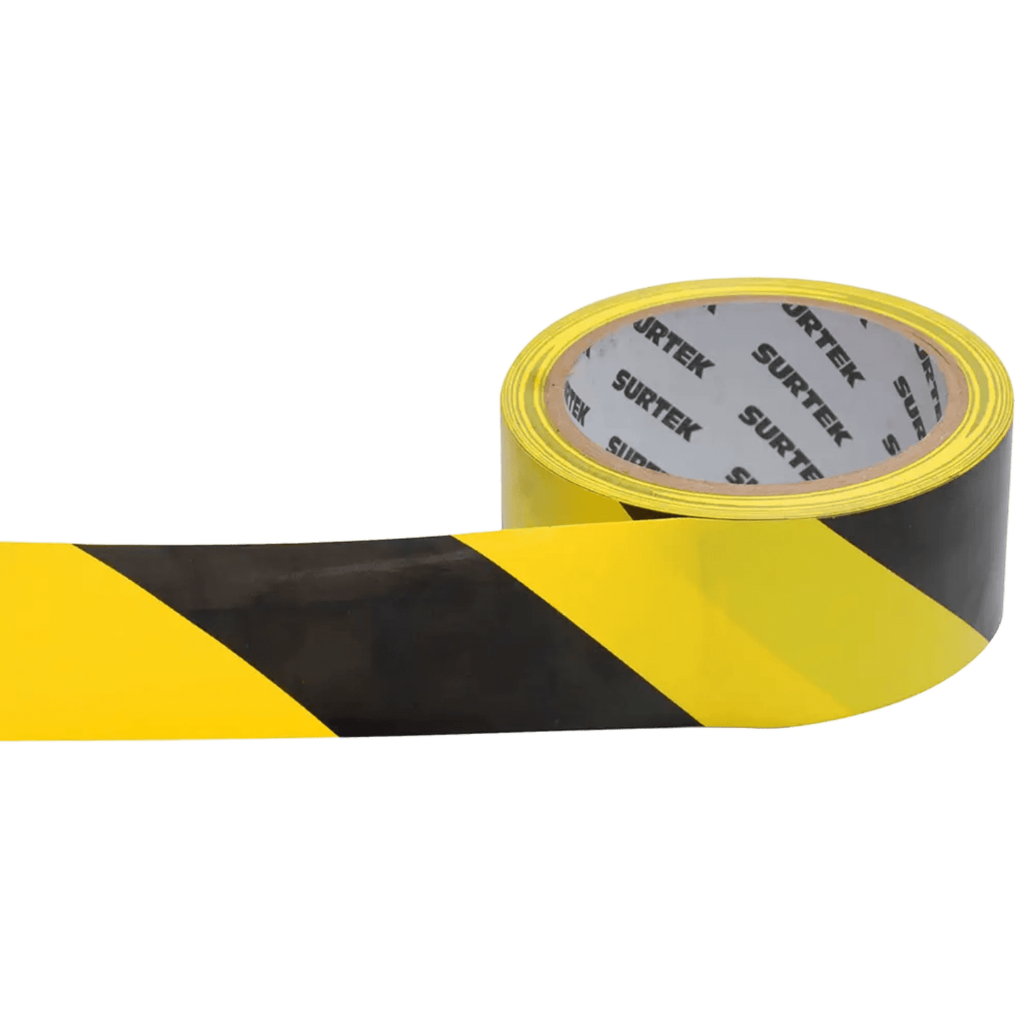 SYS-138060 - Cinta de Señalización / Adhesivo Acrílico / Espesor 0.105 mm / Colores Amarillo-Negro / Ancho 48 mm / Largo 18 m / Alta Visibilidad