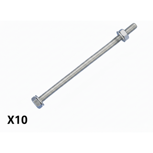 25202710KTP - Kit de 10 Tornillos para Montar 1 Separador de Pl�stico