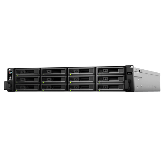 RX-1217 - Unidad de Expansión Synology RX1217/RX1217RP | 12 Bahías de Disco | Compatible con SATA 3.5” y 2.5” | Expansión de Volumen en Línea | Fuentes de Alimentación Redundantes (RX1217RP) | Administración con