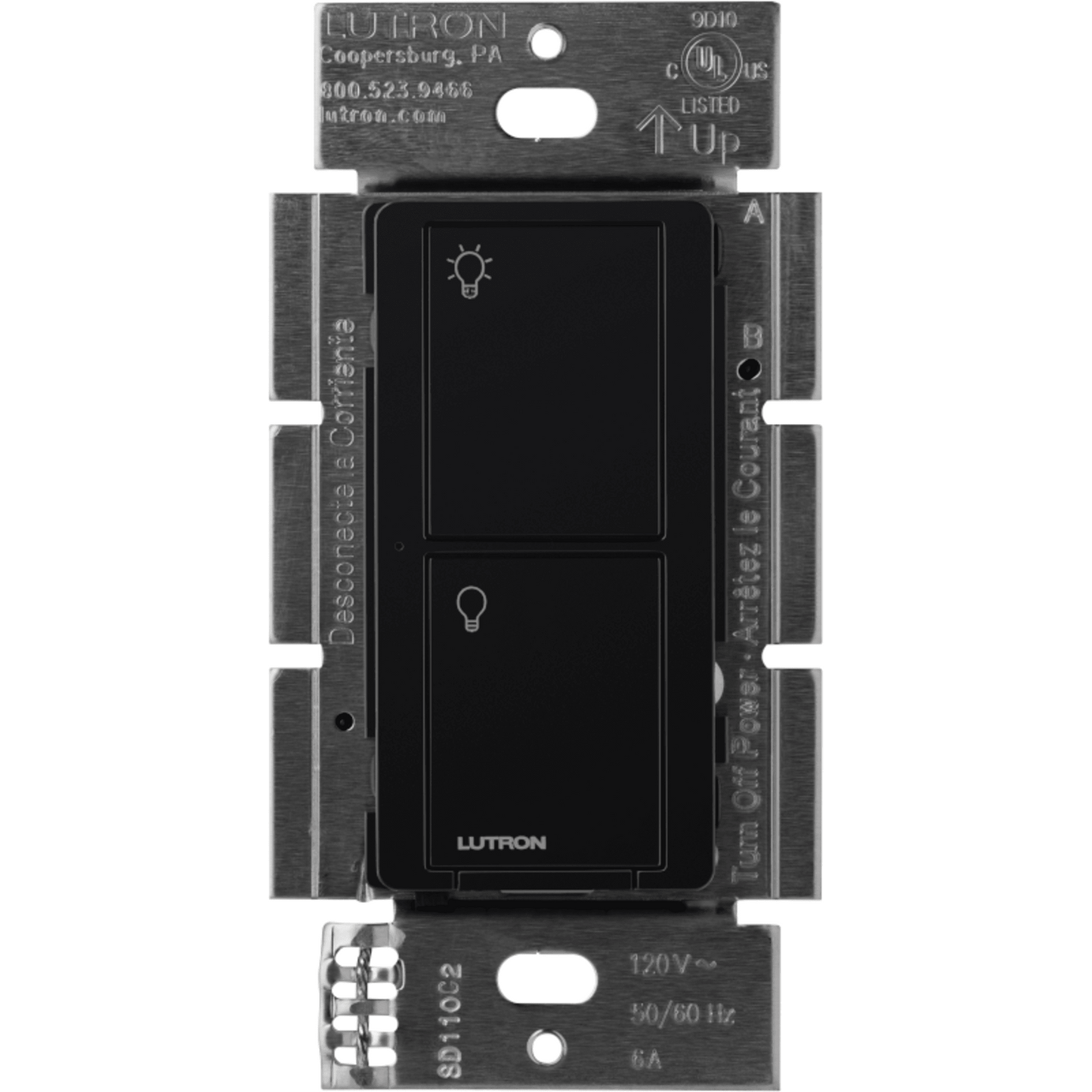 PD6ANSBL - (Caseta Wireless) Interruptor Inteligente On/Off, requiere cable neutro. 6A, /120V