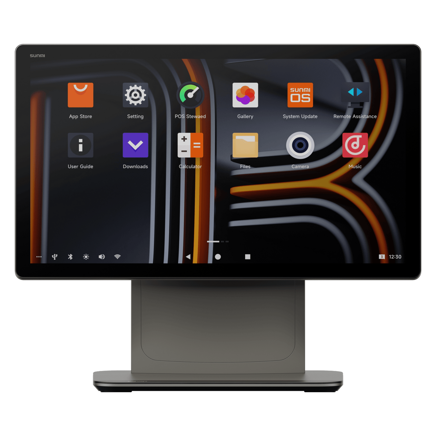 D3PRO - Terminal de Escritorio Inteligente / Pantalla FHD de 15.6" / Qualcomm Hexa-core / 4 GB RAM + 64 GB ROM / Sistema Operativo SUNMI 4.0 / Touch ID / Puertos múltiples / Servicios móviles de Google