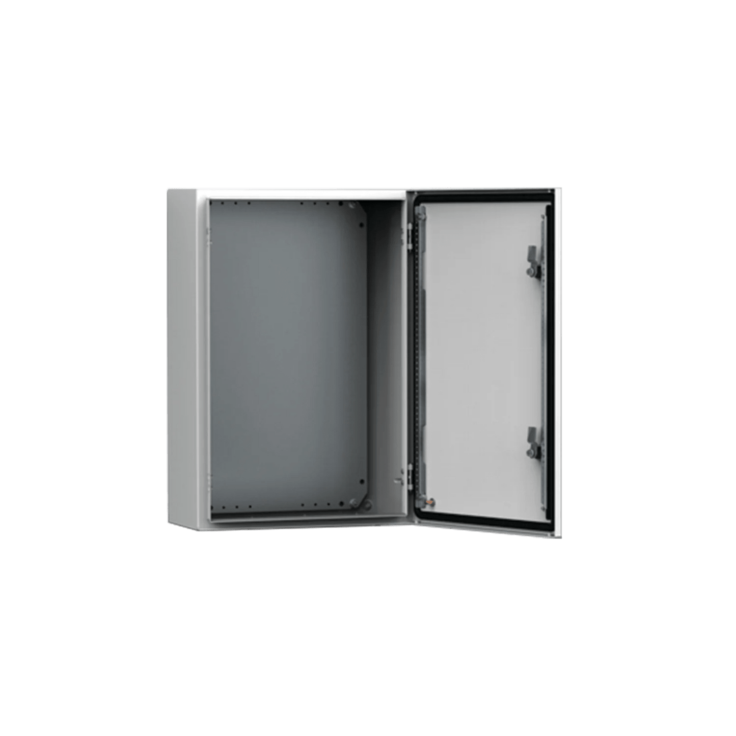 MAS0604021R5 - Gabinete de Uso Exterior MAS 600 x 400 x 240 mm NEMA 4/12/13; IP66; IK10 de Acero Dulce 1.5 mm con Platina de Montaje Incluida Color Gris Claro