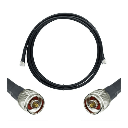 952-330 - Jumper Coaxial de 50 Ohm con Cable Wilson-400 | Conector N Macho en los Extremos | 9.14 Metros (30 Pies) de Longitud.