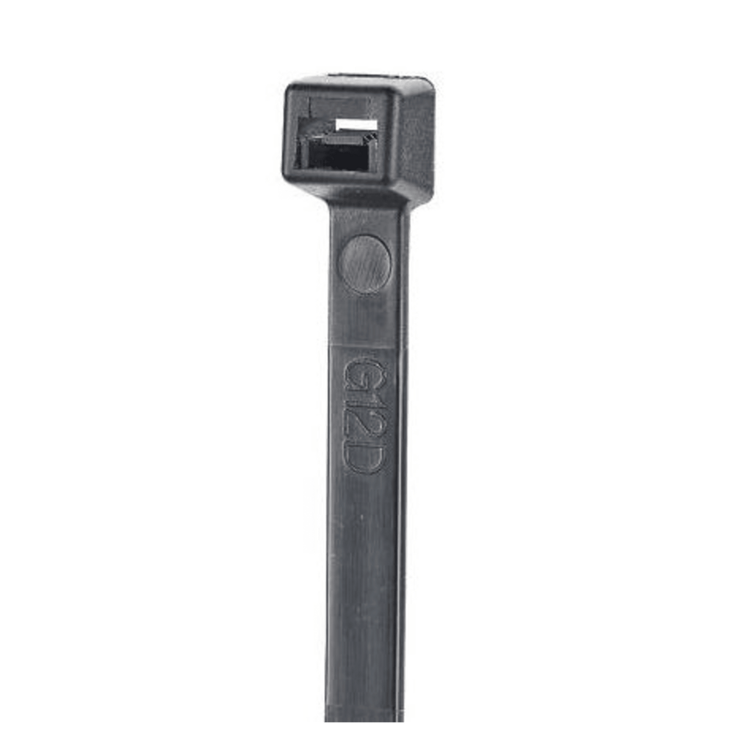 S48-175-L0 - Cincho de Nylon 6.6 StrongHold™, 1220mm largo x 9mm ancho, Color Negro, Cámara impelente, Paquete de 50pz
