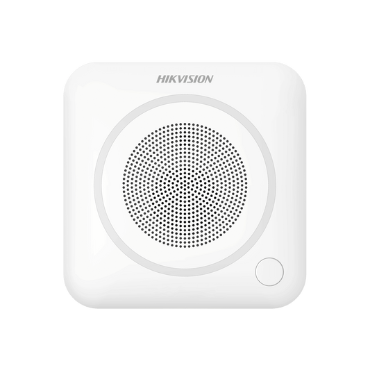 DS-PS403I-WB - (AX PRO) Sirena Inalámbrica Interior / 105dB / Audio Intercom 85 dB / LED de Alerta