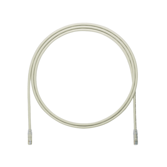 UTP6AX3GY - Cable de Parcheo UTP, Cat6A, 24 AWG, CM, Color Gris, 0.91 Metros (3 Pies)