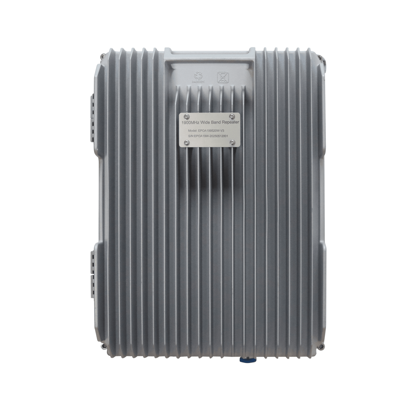 EP-OA1995-20W-V3 - COBERTURA DE HASTA 5 km / Amplificador de Señal Celular / Banda 2, 1900 MHz. / 20 Watts de Potencia / Banda Ancha Multioperador / Protección Autoexcitación / Pantalla Interior para Monitoreo / Gabinete IP65.