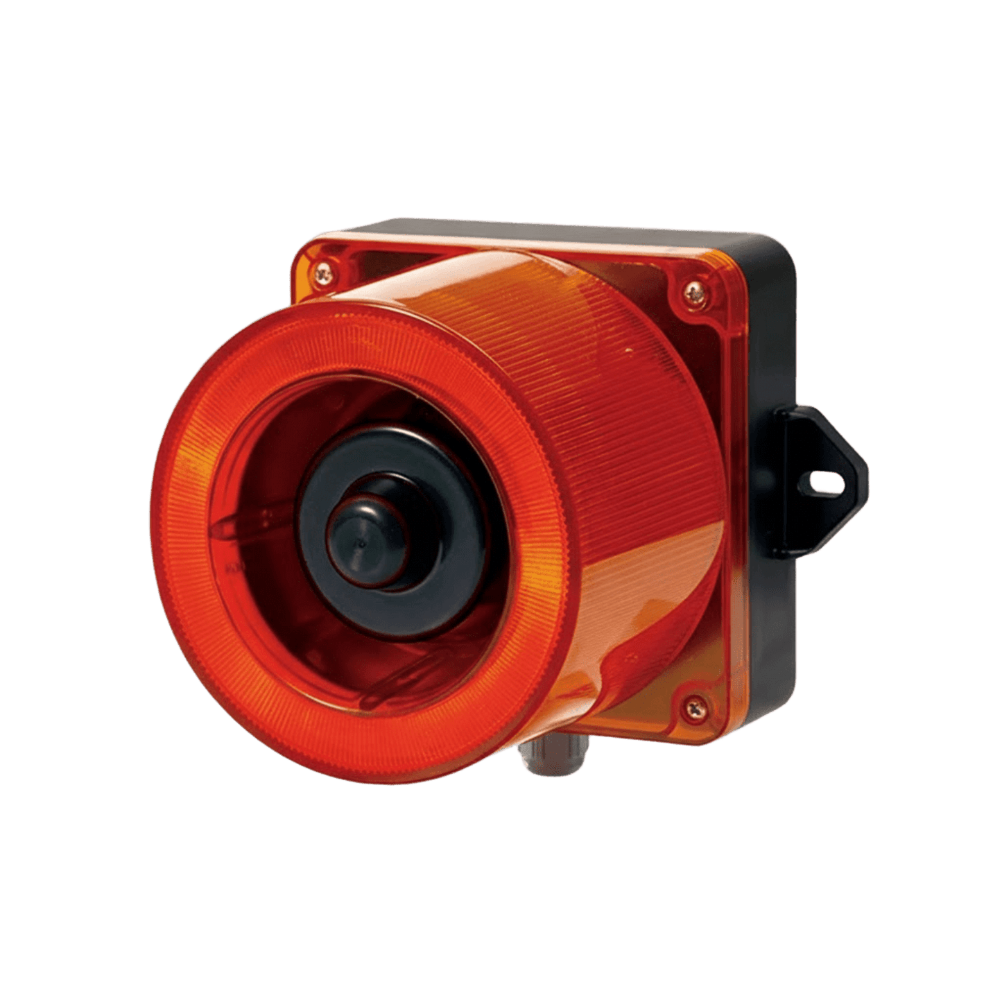 QWCD50-110240-R-LC - Combinacion de baliza LED color Rojo y sirena electrónica de 31 tonos resistente a la intemperie de volumen máx. 123 dB a 110-220 VCA