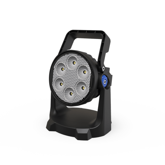 EW2562 - Lámpara de trabajo de mano de 6 LED, con batería recargable y montaje magnético, IP67