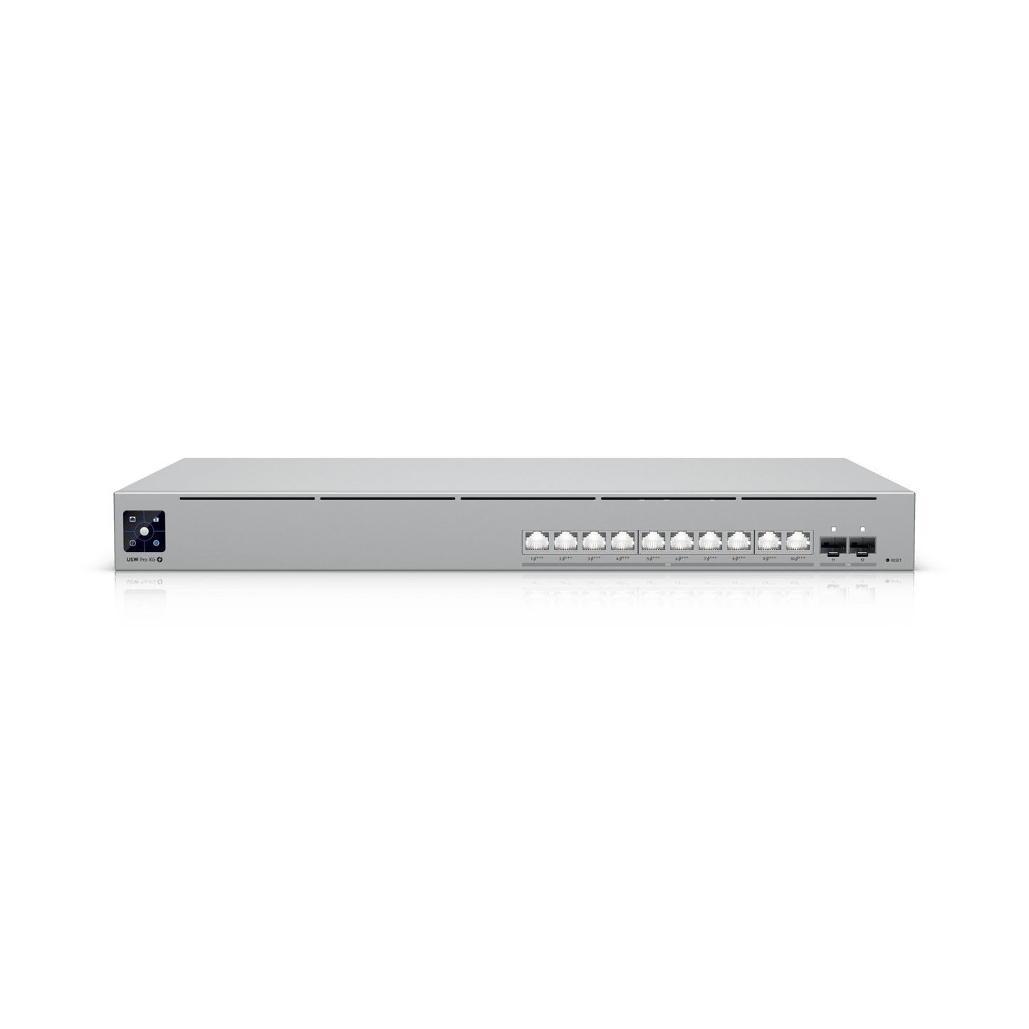 USW-PRO-XG-10-POE - USW Pro XG 10 PoE Switch PoE+++ Capa 3 Etherlighting™ de 10 Puertos 10GbE (Todos PoE+++) y 2 Puertos SFP+ con Disponibilidad PoE de 400W