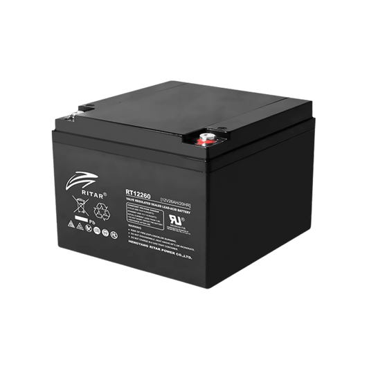 RB1226 - Batería 12Vcc 26Ah para UPS Trifásico Cyberpower