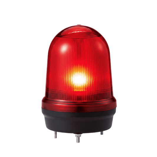 MFL125-110240-R - LED con patrones fijo/intermitente, estroboscópico y simulación rotatorio, Color Rojo de 110-220 VCA