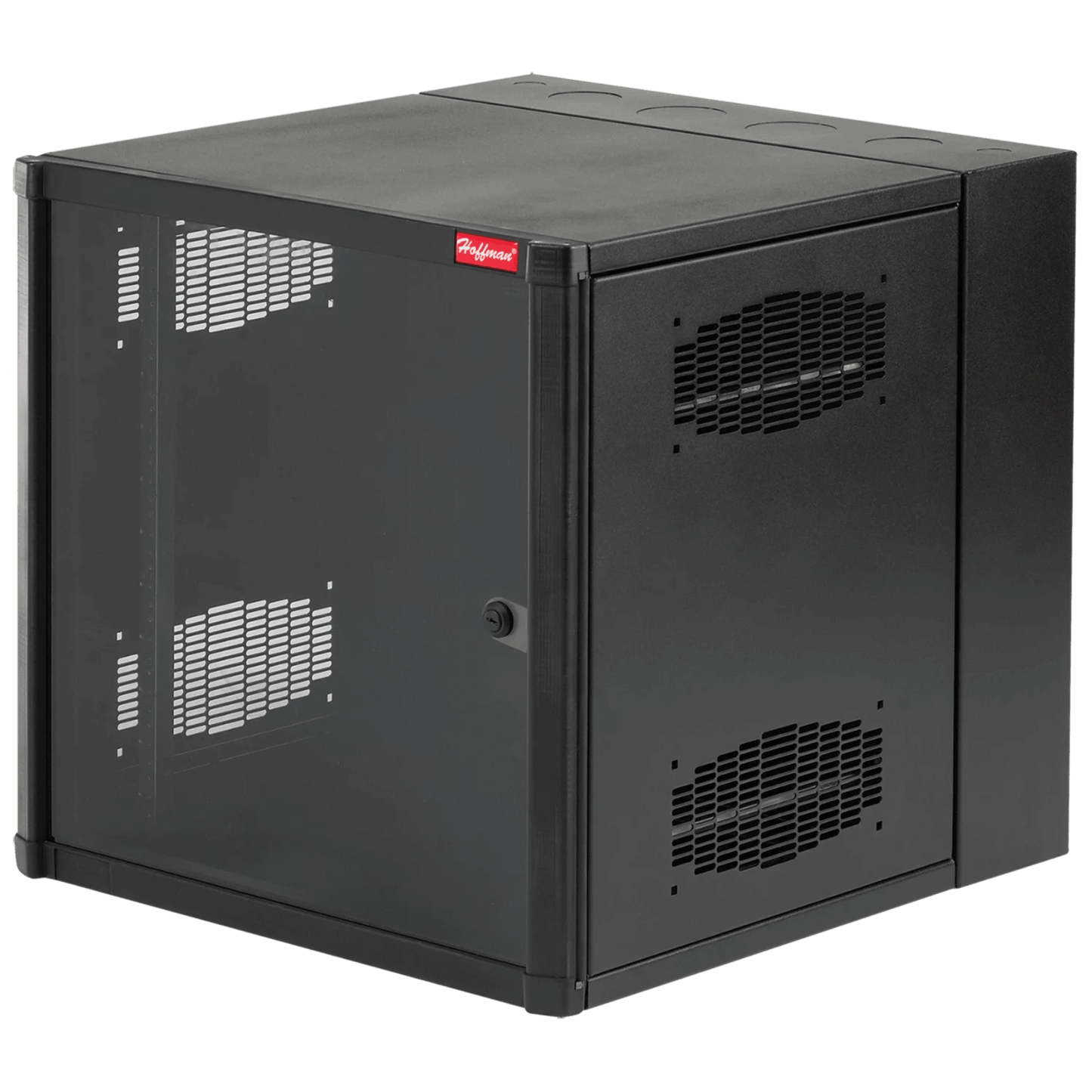 EWMW482430 - Gabinete AccessPlus de 26 UR Montaje en Pared de 19in, Rieles Numerados y Roscados #10-32, Puerta con Ventana de Seguridad, 600 mm de Ancho, 762 mm de Profundidad, Color Negro