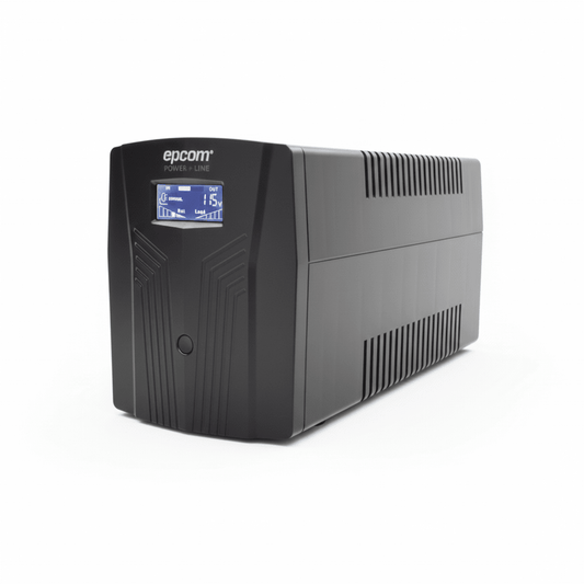 EPU1200LCD - UPS de 1200VA/720W / Topología Línea Interactiva / Entrada y Salida 120 Vca / Clavija NEMA 5-15P / 6 Tomas NEMA 5-15R