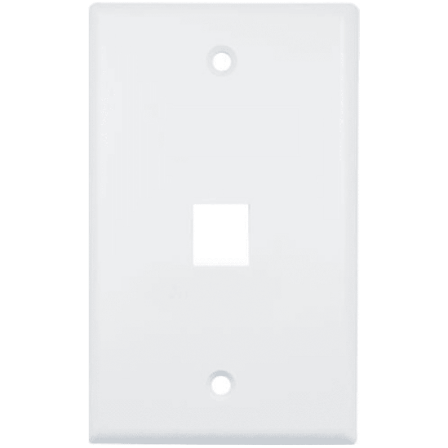 DS-1FPA1-A - Placa de Pared (Face Plate) / 1 Puerto / Color Blanco / Caja con 20 Piezas / ABS