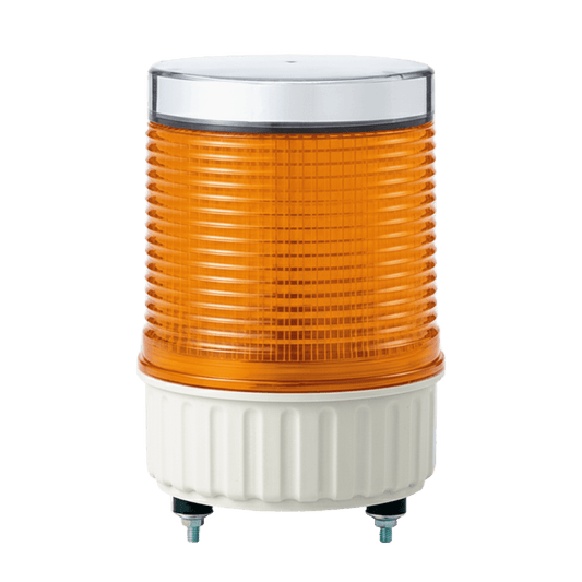 S125SOL-A - Luz LED destellante IP65, recargable solar en color Ámbar