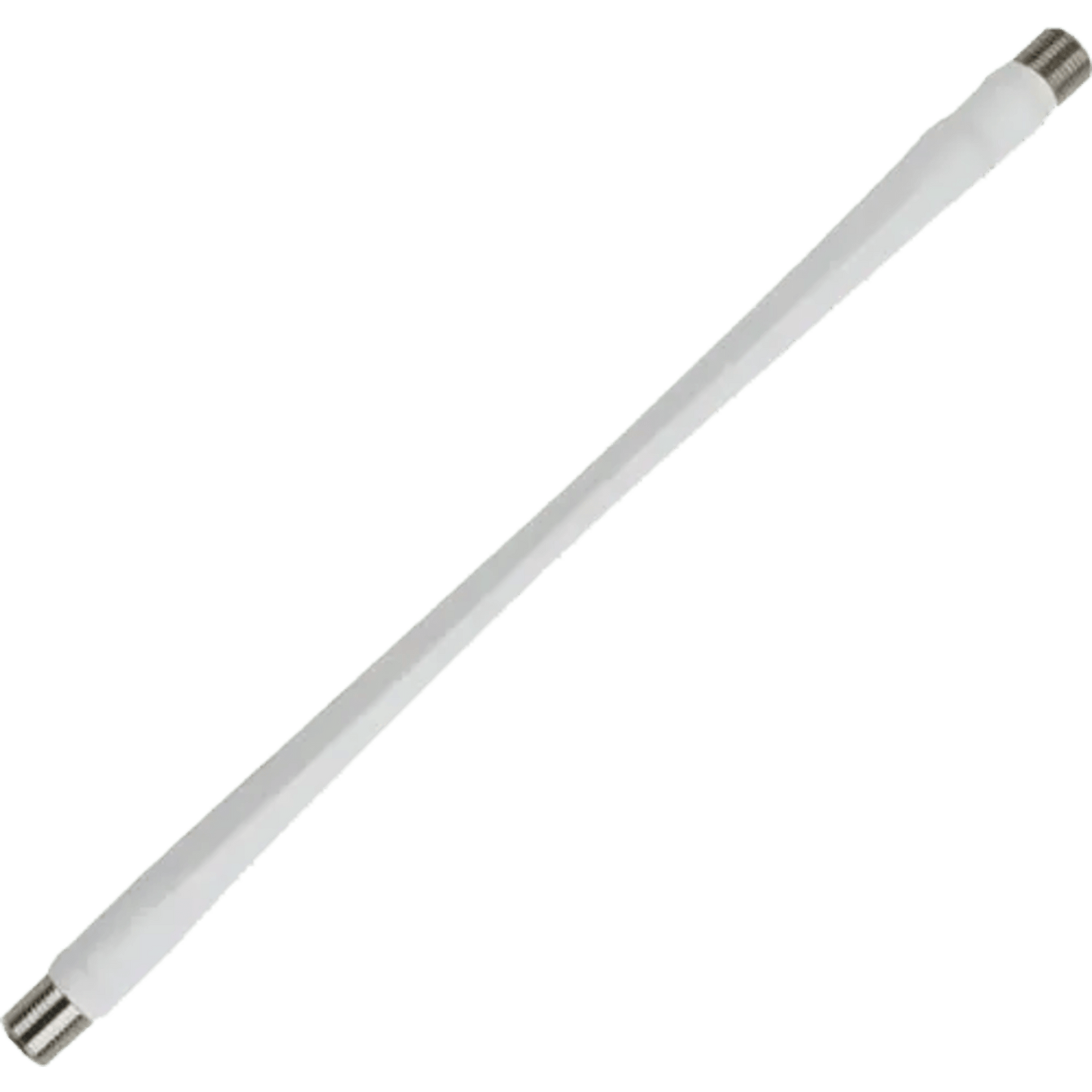 951182 - Jumper Coaxial Delgado Color Blanco de 25.4 Cent�metros (10 Pulgadas) de Longitud y Conectores F Hembra en Ambos Extremos. 75 Ohm de Impedancia.