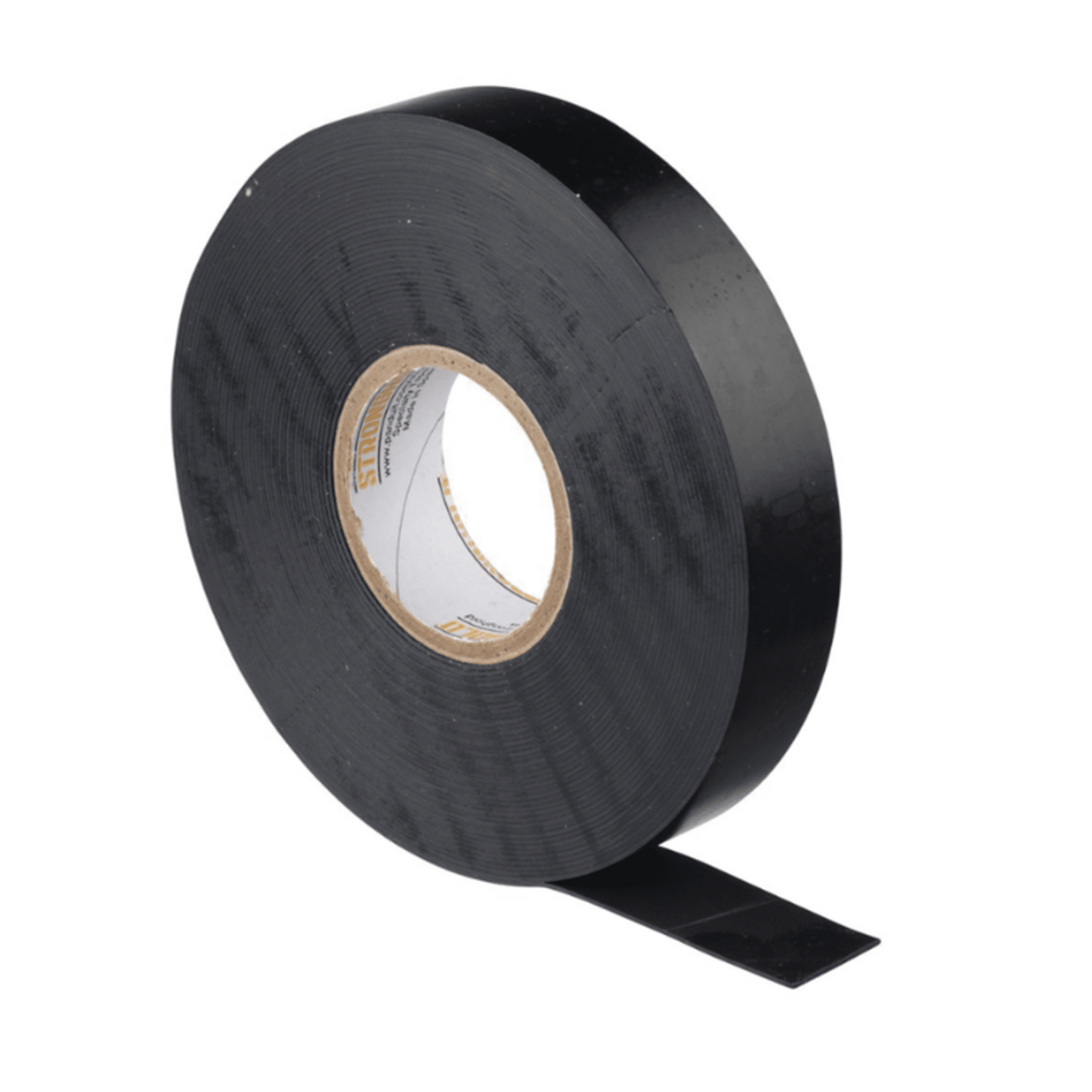 ST130-075-30BK - Cinta Eléctrica STRONGHOLD para Aislar de Caucho EPR, Autoadhesiva, Uso Industrial en Uniones de Alto Voltaje y Temperatura , Grosor de 0.76mm (30 mil), Ancho de 19mm, y 9.1m de Largo, Color Negro