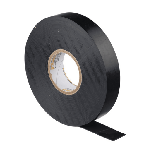 ST130-075-30BK - Cinta Eléctrica STRONGHOLD para Aislar de Caucho EPR, Autoadhesiva, Uso Industrial en Uniones de Alto Voltaje y Temperatura , Grosor de 0.76mm (30 mil), Ancho de 19mm, y 9.1m de Largo, Color Negro