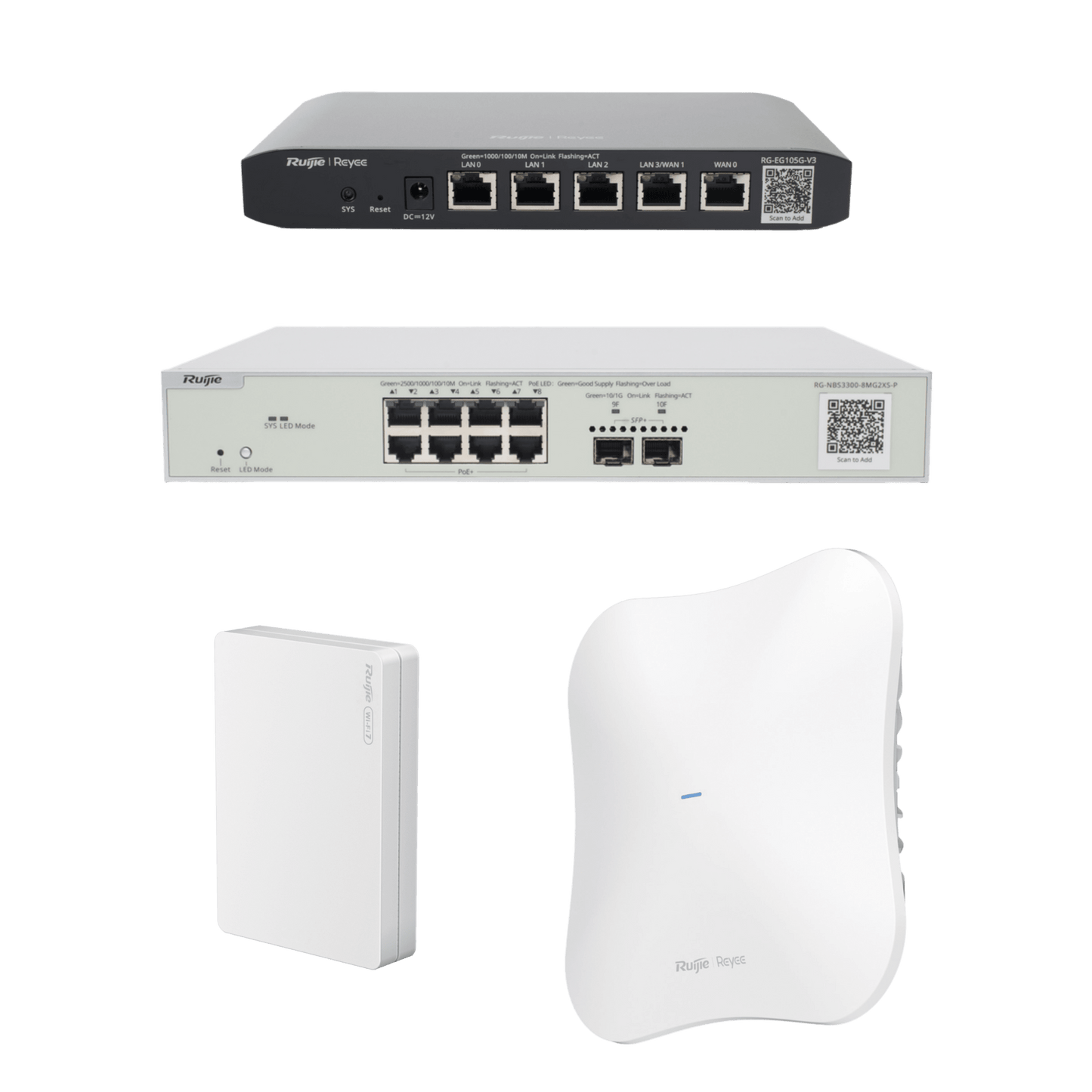 RG-DEMO-SME-W7 - Equipos Ruijie DEMO Ideal para Probar Integraciones de Redes Business y Enterprise con WiFi 7