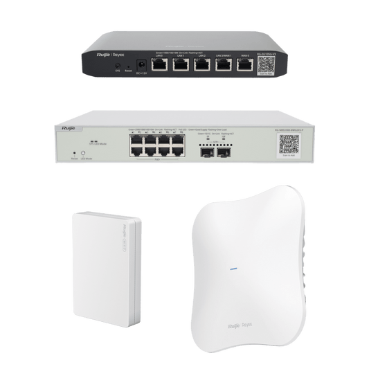 RG-DEMO-SME-W7 - Equipos Ruijie DEMO Ideal para Probar Integraciones de Redes Business y Enterprise con WiFi 7
