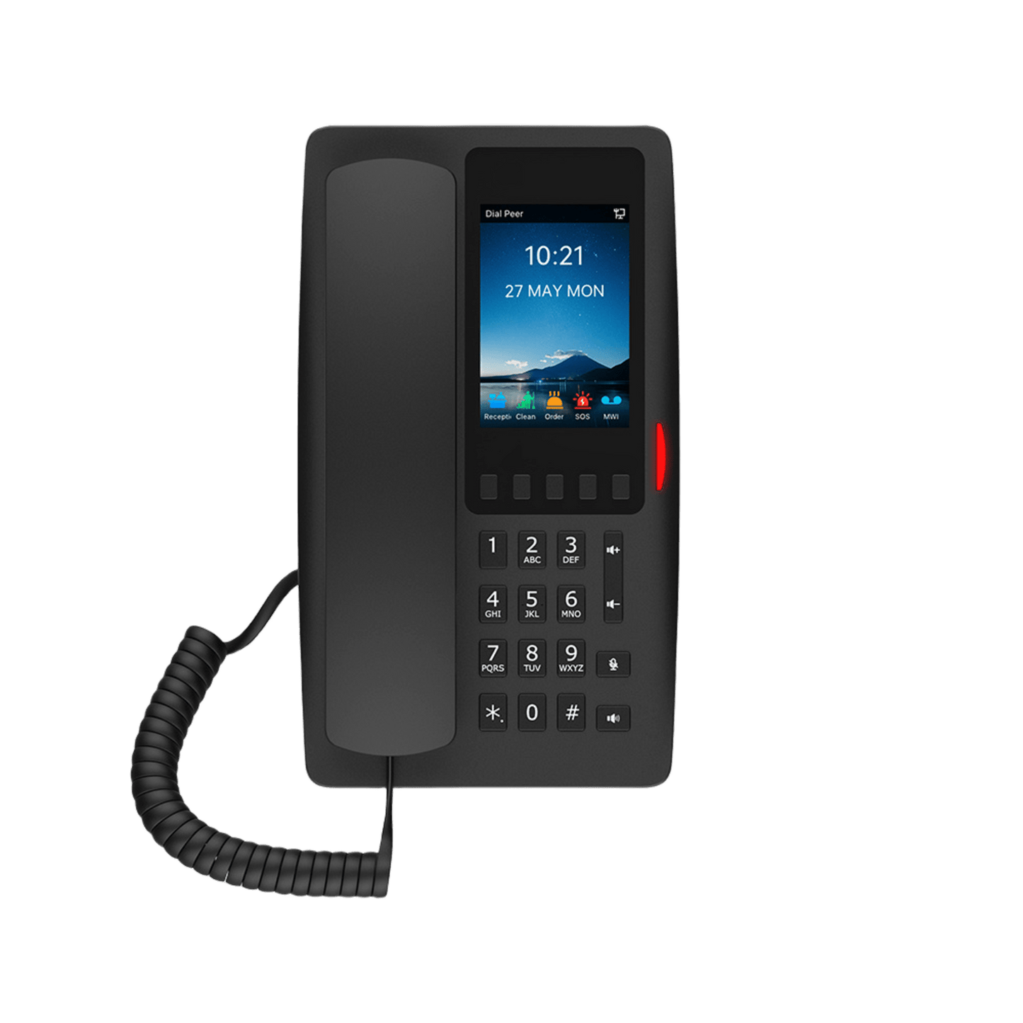 H6WB - TELEFONO IP WI-FI HOTELERO C/POE C/PUERTO USB P/CARGA Y PANTALLA LCD D/3.5IN