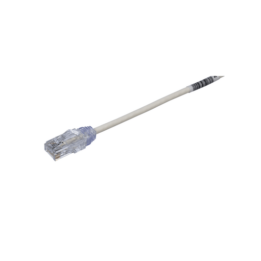 UTP28SP15 - Cable de Parcheo TX6, UTP Cat6, Di�metro Reducido (28AWG), Color Blanco Mate, 4.57 Metros (15 Pies)