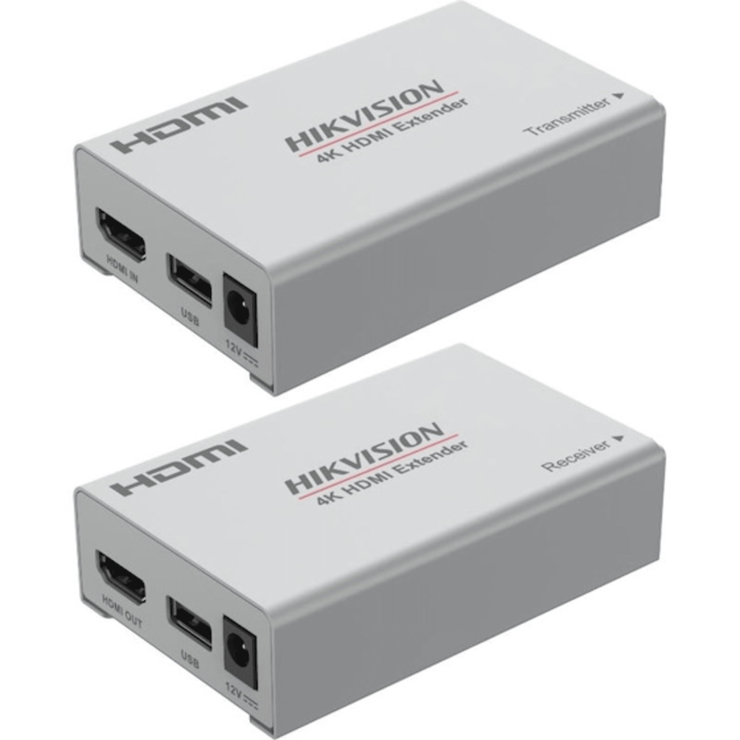 DS-52EX01HI-4K - Kit Extensor de Video y Audio por HDMI en 4K / Hasta 120 Metros (30 Hz) y 60 Metros (60 Hz) de Distancia con Cat 6 / Cero Latencia