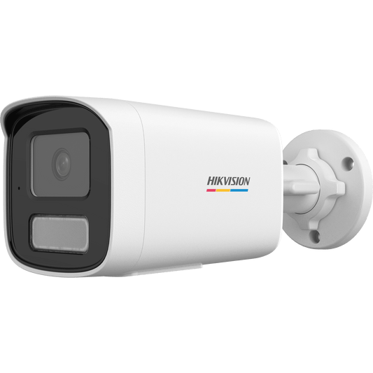 DS-2CD1T27G3-LIUF - [ColorVu 3.0 + MD 3.0] Bala IP 2 Megapixel / Lente 4 mm / 50 mts IR + 50 mts Luz Blanca / Micrófono Integrado / ACUSENSE Lite / Exterior IP67 / dWDR / PoE / Micro SD