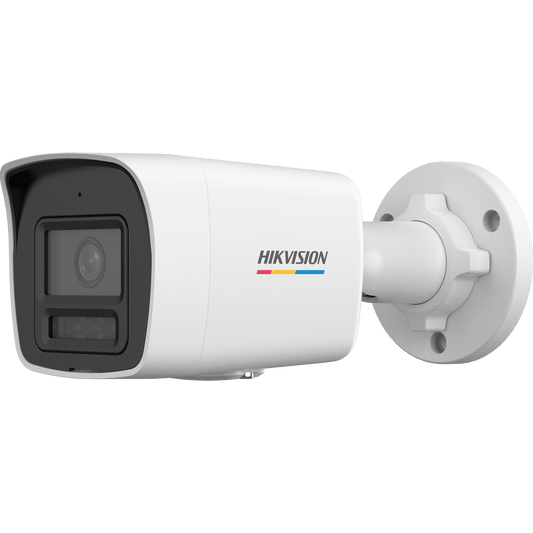 DS-2CD1047G3-LIUF - [ColorVu 3.0 + MD 3.0] Bala IP 4 Megapixel / Lente 2.8 mm / Dual Light (30 mts IR + 30 mts Luz Blanca) / Micrófono Integrado / Exterior IP67 / WDR / PoE / Micro SD