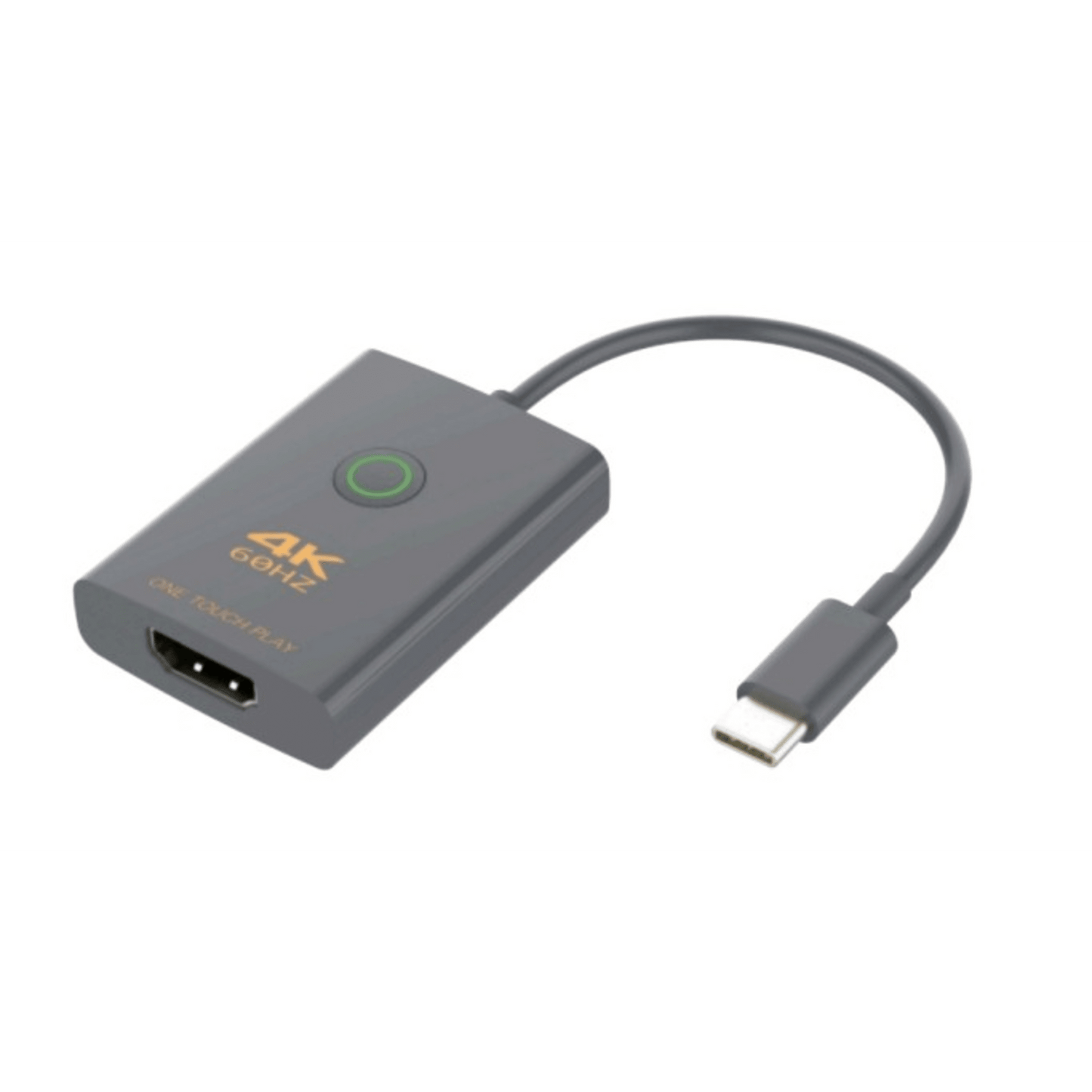 EPCUCH1 - Adaptador USB-C a HDMI con Seguridad de Un Clic | Resolución 4K Ultra HD 60Hz | HDMI 2.0b 18 Gbps | DP 1.2a | Silenciamiento de Video Instantáneo | Protección ESD ±8kV | Audio 7.1 Canales | Compatibilidad Universal
